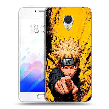 Пластиковый чехол на Meizu M3E с принтом Naruto Наруто