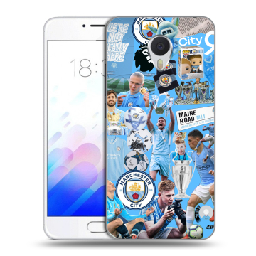 Пластиковый чехол на Meizu M3E с принтом Man City Манчестер Сити Пластиковый чехол на Meizu M3E с принтом Man City Манчестер Сити