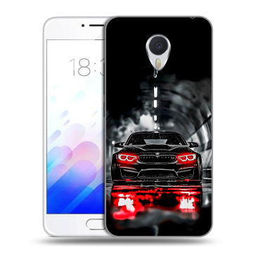 Пластиковый чехол на Meizu M3E с принтом BMW БМВ Пластиковый чехол на Meizu M3E с принтом BMW БМВ