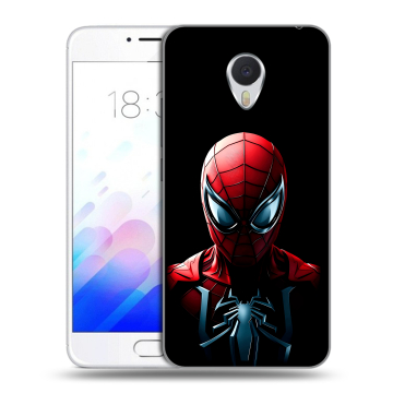 Пластиковый чехол на Meizu M3E с принтом Spiderman Человек паук Пластиковый чехол на Meizu M3E с принтом Spiderman Человек паук