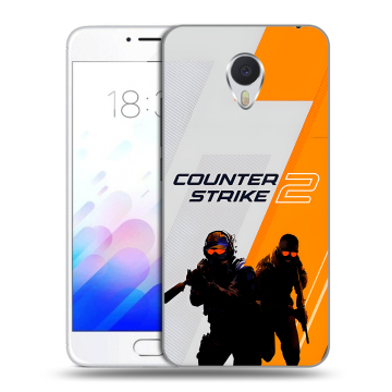 Пластиковый чехол на Meizu M3E с принтом Counter Strike