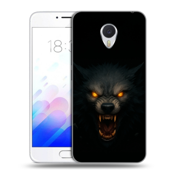 Пластиковый чехол на Meizu M3E с принтом Волк Пластиковый чехол на Meizu M3E с принтом Волк