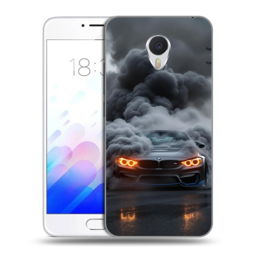 Пластиковый чехол на Meizu M3E с принтом BMW БМВ Пластиковый чехол на Meizu M3E с принтом BMW БМВ
