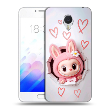 Пластиковый чехол на Meizu M3E с принтом Labubu Лабубу Пластиковый чехол на Meizu M3E с принтом Labubu Лабубу