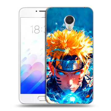 Пластиковый чехол на Meizu M3E с принтом Аниме Наруто Naruto