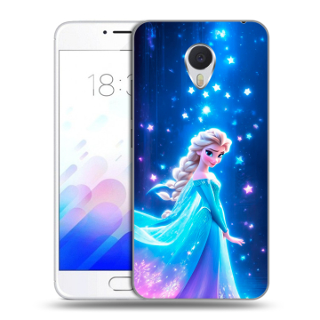 Пластиковый чехол на Meizu M3E с принтом Холодное сердце Frozen