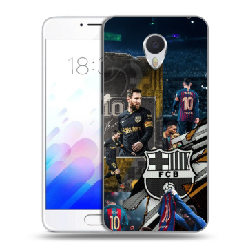Пластиковый чехол на Meizu M3E с принтом Messi Barcelona Пластиковый чехол на Meizu M3E с принтом Messi Barcelona