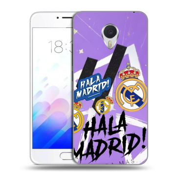 Пластиковый чехол на Meizu M3E с принтом Real Madrid Реал Мадрид