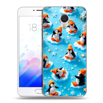 Пластиковый чехол на Meizu M3E с принтом Новый год Пластиковый чехол на Meizu M3E с принтом Новый год