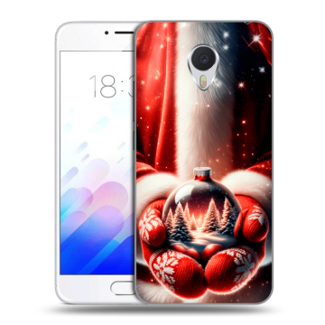 Пластиковый чехол на Meizu M3E с принтом Новый год