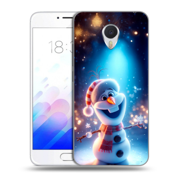 Пластиковый чехол на Meizu M3E с принтом Новый год