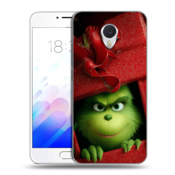 Пластиковый чехол на Meizu M3E с принтом Новый год