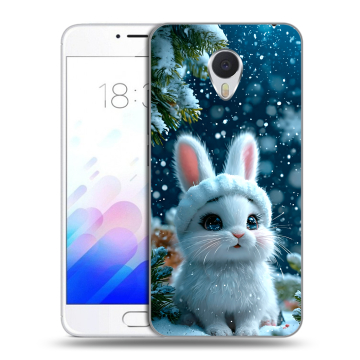 Пластиковый чехол на Meizu M3E с принтом Новый год