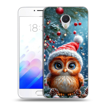 Пластиковый чехол на Meizu M3E с принтом Новый год