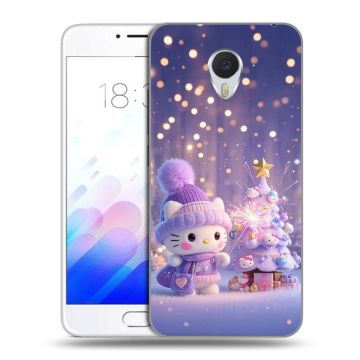 Пластиковый чехол на Meizu M3E с принтом Новый год