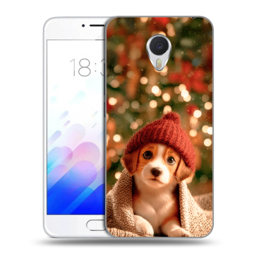 Пластиковый чехол на Meizu M3E с принтом Новый год