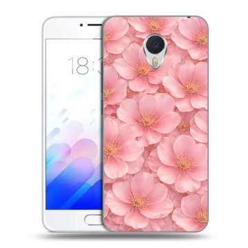 Пластиковый чехол на Meizu M3E с принтом женский