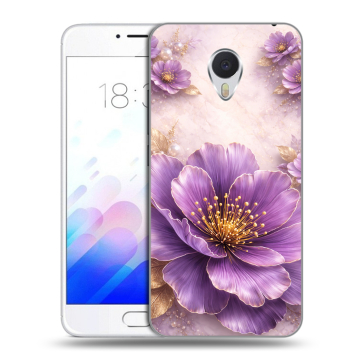 Пластиковый чехол на Meizu M3E с принтом женский