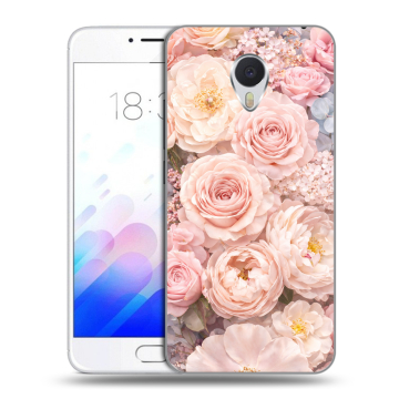 Пластиковый чехол на Meizu M3E с принтом женский