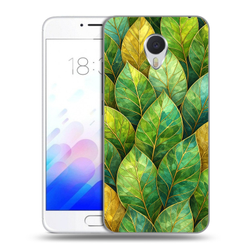 Пластиковый чехол на Meizu M3E с принтом женский