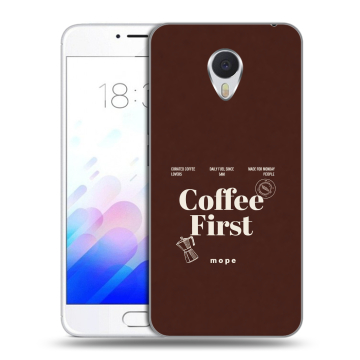 Пластиковый чехол на Meizu M3E с принтом женский