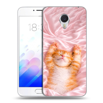 Пластиковый чехол на Meizu M3E с принтом женский