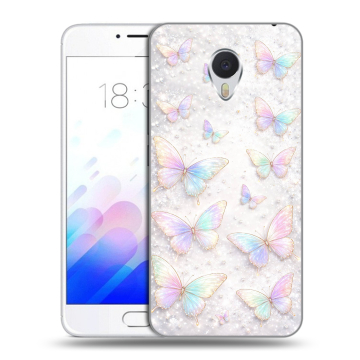 Пластиковый чехол на Meizu M3E с принтом женский
