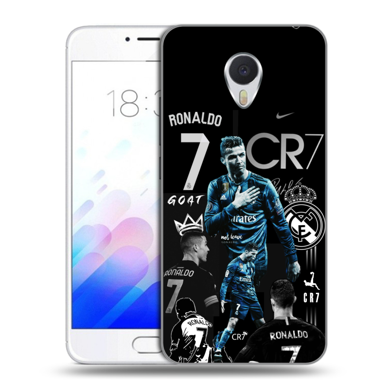 Пластиковый чехол на Meizu M3E с принтом Реал Роналдо Пластиковый чехол на Meizu M3E с принтом Реал Роналдо