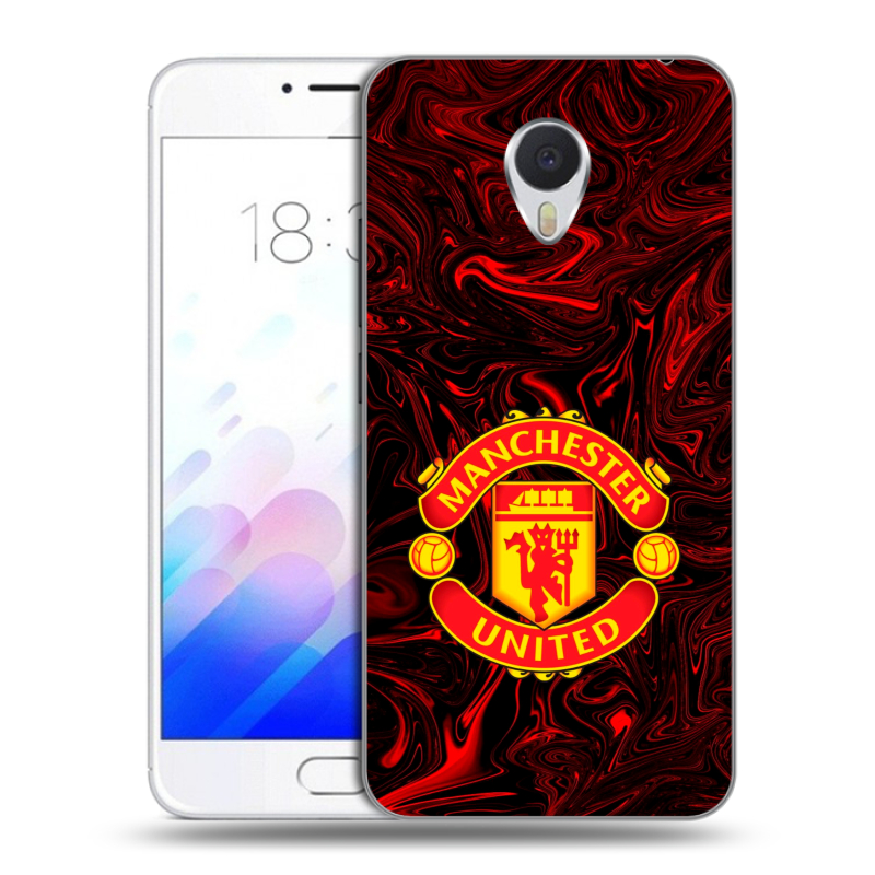 Пластиковый чехол на Meizu M3E с принтом Manchester United Пластиковый чехол на Meizu M3E с принтом Manchester United