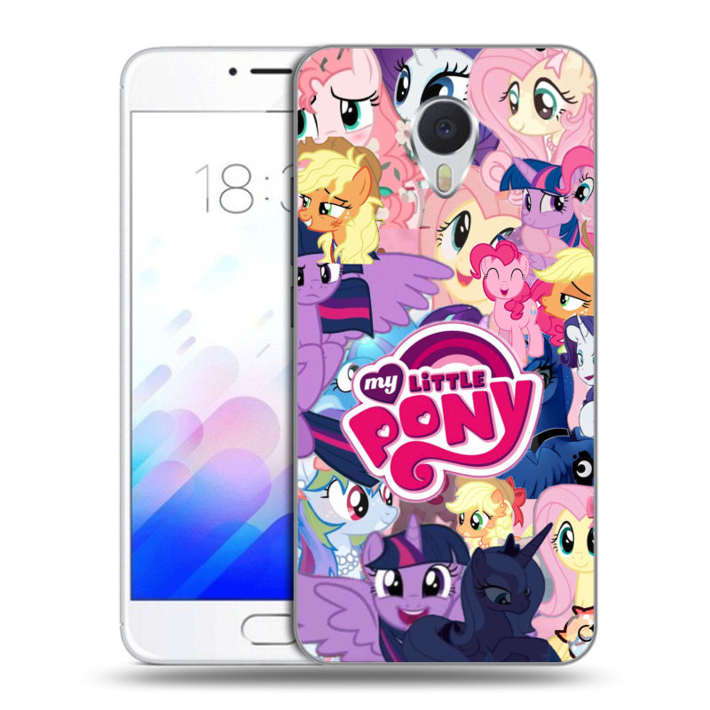 Пластиковый чехол на Meizu M3E с принтом My little pony Дружба чудо Пластиковый чехол на Meizu M3E с принтом My little pony Дружба чудо