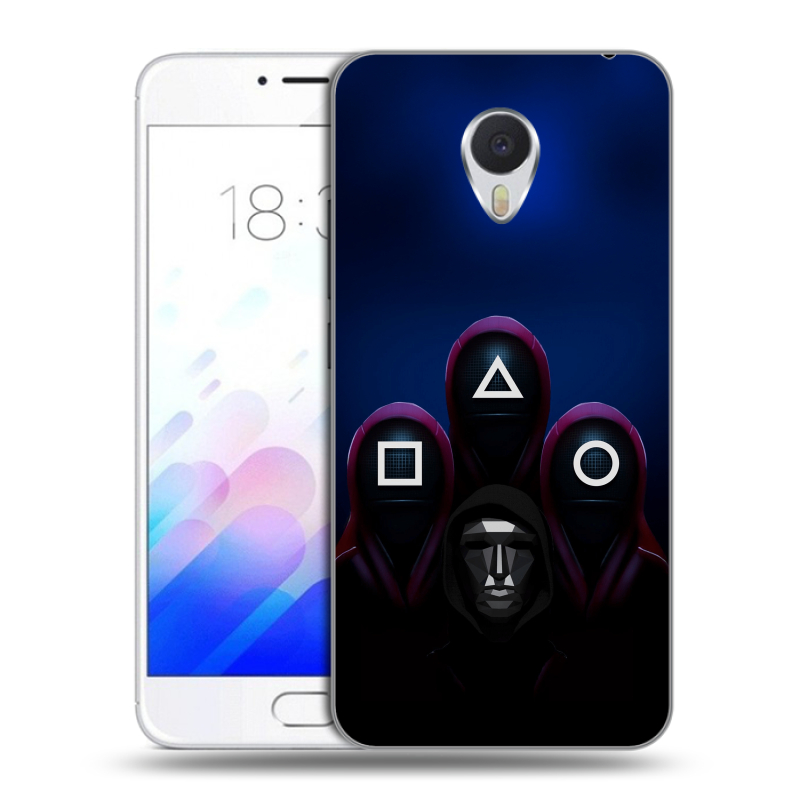 Пластиковый чехол на Meizu M3E с принтом Игра Кальмара Пластиковый чехол на Meizu M3E с принтом Игра Кальмара