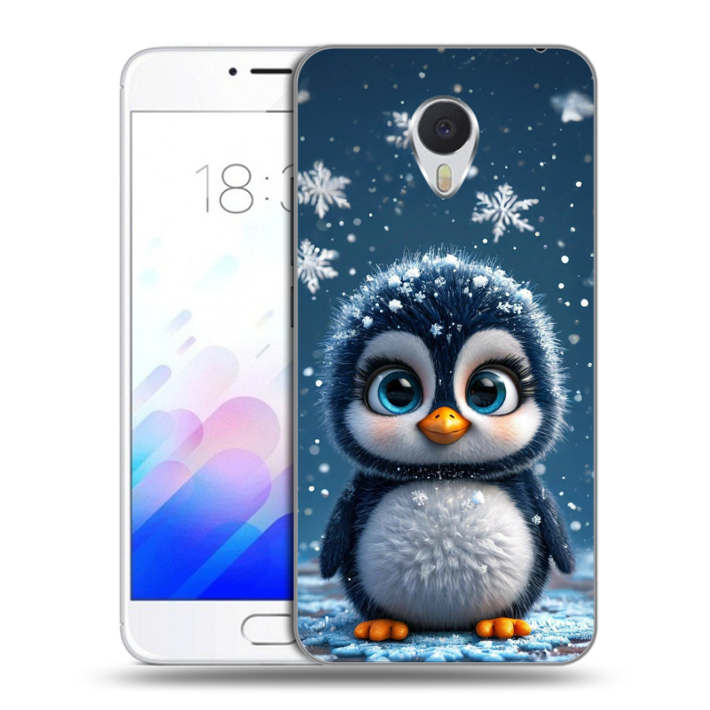 Пластиковый чехол на Meizu M3E с принтом Новый год Пластиковый чехол на Meizu M3E с принтом Новый год