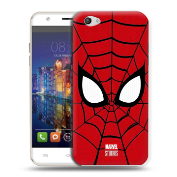 Силиконовый чехол на BQ Amsterdam с принтом человек паук spiderman