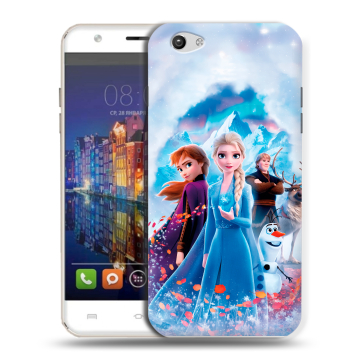 Силиконовый чехол на BQ Amsterdam с принтом Холодное сердце Frozen