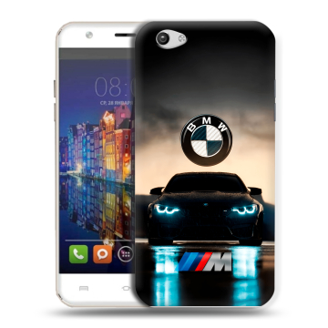 Силиконовый чехол на BQ Amsterdam с принтом БМВ BMW