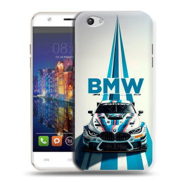 Силиконовый чехол на BQ Amsterdam с принтом БМВ BMW