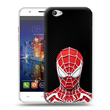 Силиконовый чехол на BQ Amsterdam с принтом человек паук spiderman Силиконовый чехол на BQ Amsterdam с принтом человек паук spiderman