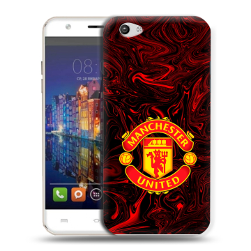 Силиконовый чехол на BQ Amsterdam с принтом Manchester United
