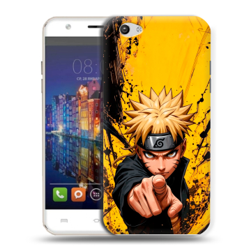 Силиконовый чехол на BQ Amsterdam с принтом Naruto Наруто