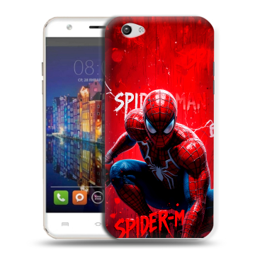 Силиконовый чехол на BQ Amsterdam с принтом Spiderman Человек паук