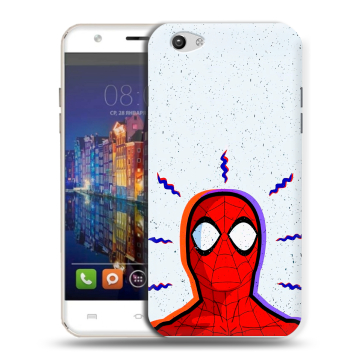Силиконовый чехол на BQ Amsterdam с принтом Spiderman Человек паук