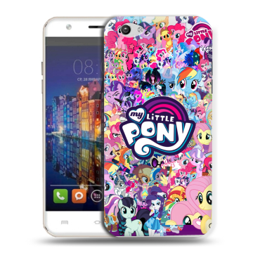 Силиконовый чехол на BQ Amsterdam с принтом My little pony Дружба чудо