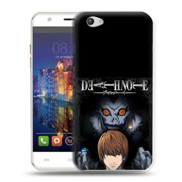 Силиконовый чехол на BQ Amsterdam с принтом Death note Тетрадь смерти