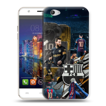 Силиконовый чехол на BQ Amsterdam с принтом Messi Barcelona