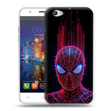 Силиконовый чехол на BQ Amsterdam с принтом Spiderman Человек паук