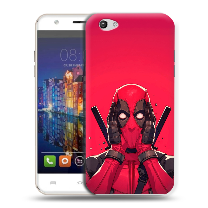 Силиконовый чехол на BQ Amsterdam с принтом Дедпул Deadpool Силиконовый чехол на BQ Amsterdam с принтом Дедпул Deadpool