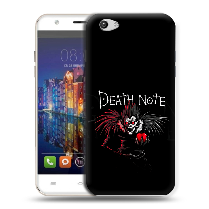 Силиконовый чехол на BQ Amsterdam с принтом Death note Тетрадь смерти Силиконовый чехол на BQ Amsterdam с принтом Death note Тетрадь смерти