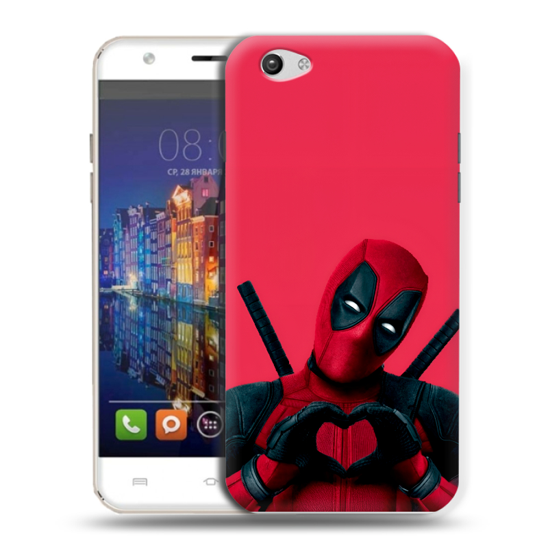 Силиконовый чехол на BQ Amsterdam с принтом Дедпул Deadpool Силиконовый чехол на BQ Amsterdam с принтом Дедпул Deadpool