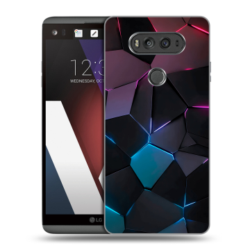 Пластиковый чехол на LG V20 с принтом Геометрия неона Пластиковый чехол на LG V20 с принтом Геометрия неона