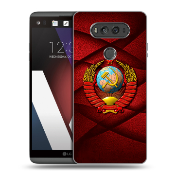 Пластиковый чехол на LG V20 с принтом Герб СССР Пластиковый чехол на LG V20 с принтом Герб СССР